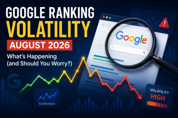 Google Ranking Volatility in August 2026: What's Happening (and Should You Worry?) 3 Google ranking volatility August 2026