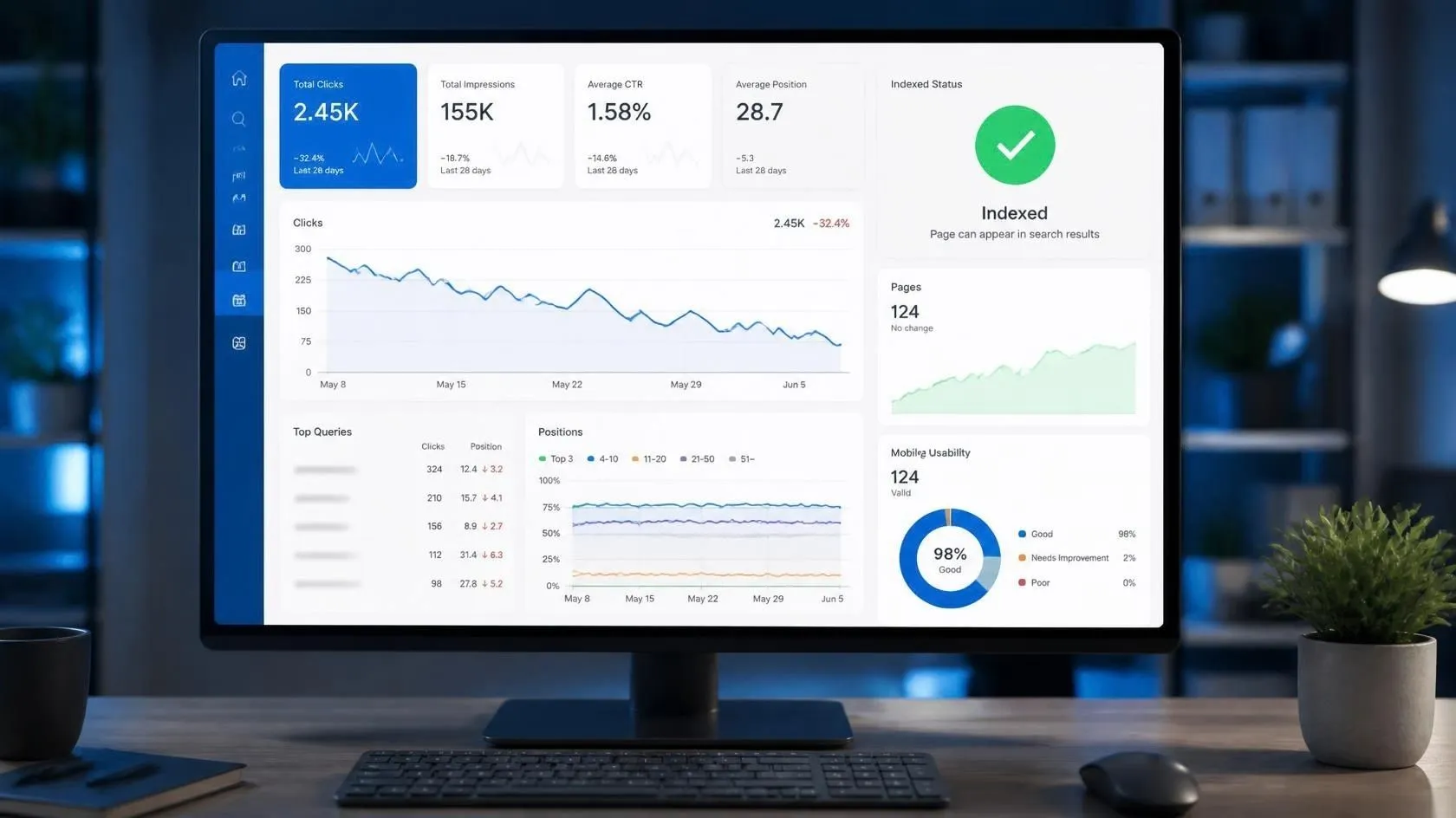 Why Your Google Rankings Drop but Your Website Is Still Indexed 2 Google rankings dropped while website remains indexed in Google Search Console.