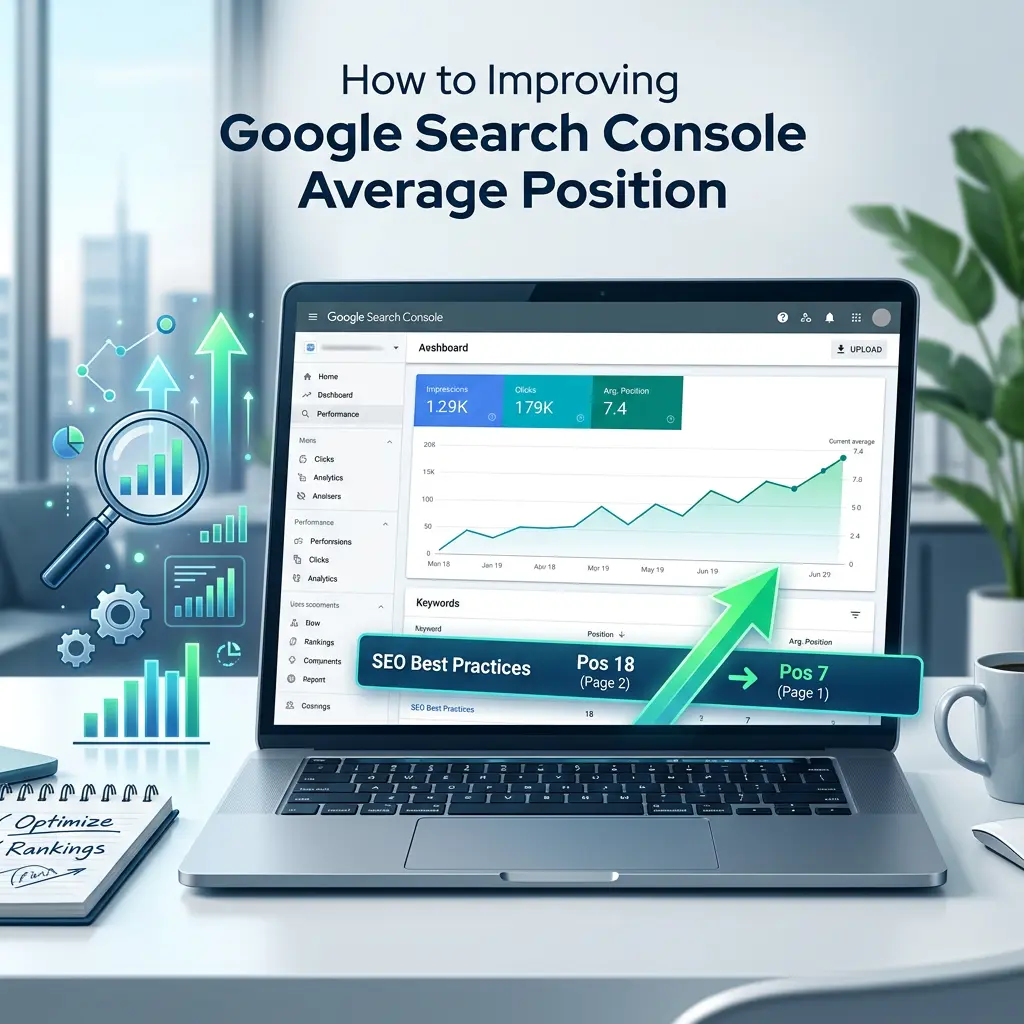How to Improve Average Position in Google Search Console (2026 Guide) 3 Improve average position in Google Search Console with SEO strategies to increase keyword rankings