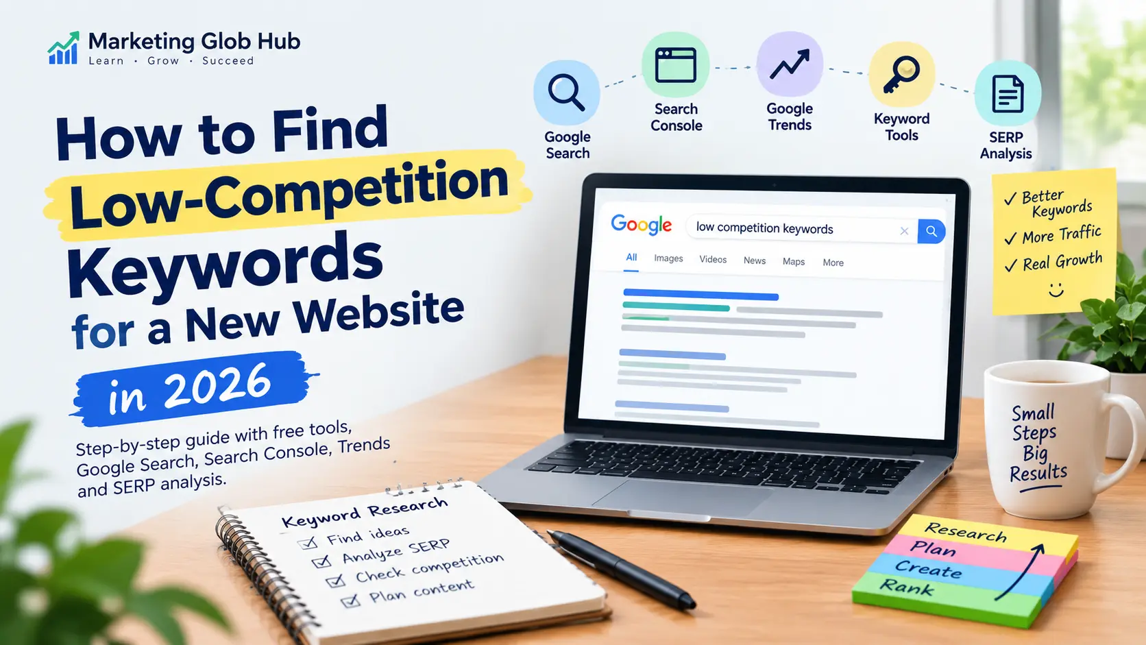 How to Find Low-Competition Keywords for a New Website in 2026 7 How to find low-competition keywords for a new website in 2026.