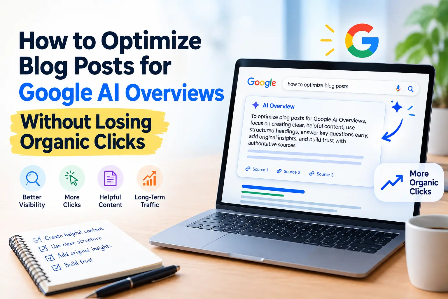 How to Optimize Blog Posts for Google AI Overviews Without Losing Organic Clicks 8 How to optimize blog posts for Google AI Overviews without losing organic clicks.
